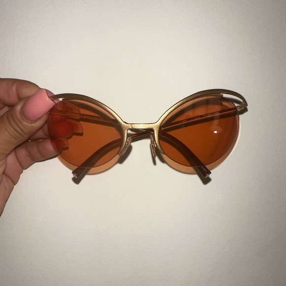 CHANEL Other - Orange Chanel Sunglasses.